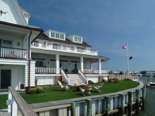 Bayfront wraparound views are captured in this traditional Stone Harbor, NJ home.
